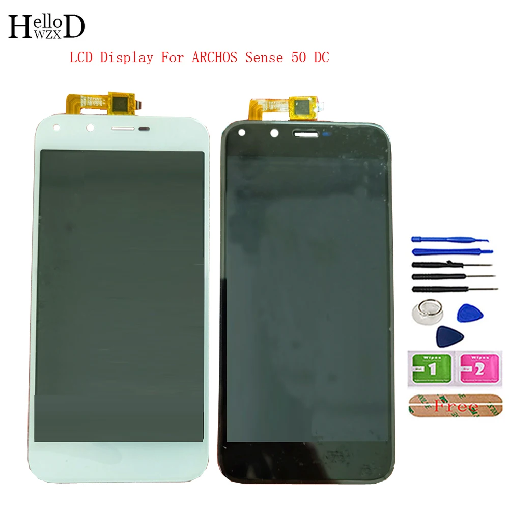 Оригинальный мобильный ЖК-дисплей для ARCHOS Sense 50, ЖК-дисплей постоянного тока, сенсорный экран, дигитайзер, ЖК-датчик s в сборе с инструментами 
Оригинальный мобильный ЖК-дисплей для ARCHOS Sense 50, ЖК-дисплей постоянного тока, сенсорный экран, дигитайзер, ЖК-датчик s в сборе с инструментами