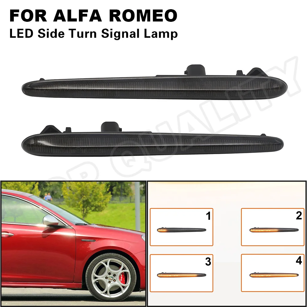 2X For Alfa Romeo Giulietta 940 Juliet Sprint Veloce Ti 2010-2021 LED Dynamic Side Marker Lights Arrow Turn Signal Blinker Lamps
2X For Alfa Romeo Giulietta 940 Juliet Sprint Veloce Ti 2010-2021 LED Dynamic Side Marker Lights Arrow Turn Signal Blinker Lamps