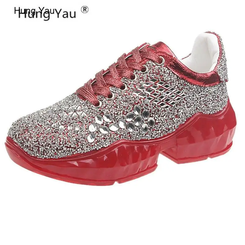 Sneakers Women Vulcanize Shoes Tenis Feminino Casual Female Elastic band Black Rhinestone Bling Shoes Woman Plus Size 35-40
Sneakers Women Vulcanize Shoes Tenis Feminino Casual Female Elastic band Black Rhinestone Bling Shoes Woman Plus Size 35-40