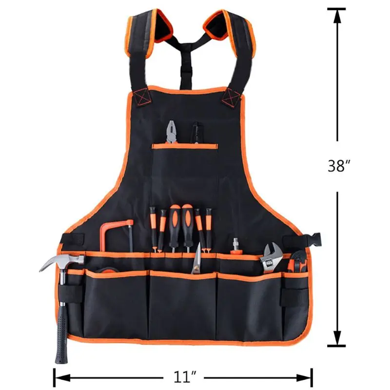 Outdoor Double Layer Oxford Cloth Tool Apron Adjustable Multi-function Aprons
Outdoor Double Layer Oxford Cloth Tool Apron Adjustable Multi-function Aprons