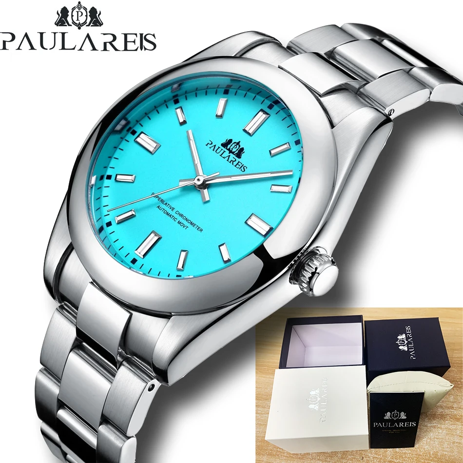 PAULAREIS Brand Mechanical Men Business Automatic Wristwatch Stainless Steel Waterproof Luminous Clock Men Luxury Sport Watches
PAULAREIS Brand Mechanical Men Business Automatic Wristwatch Stainless Steel Waterproof Luminous Clock Men Luxury Sport Watches