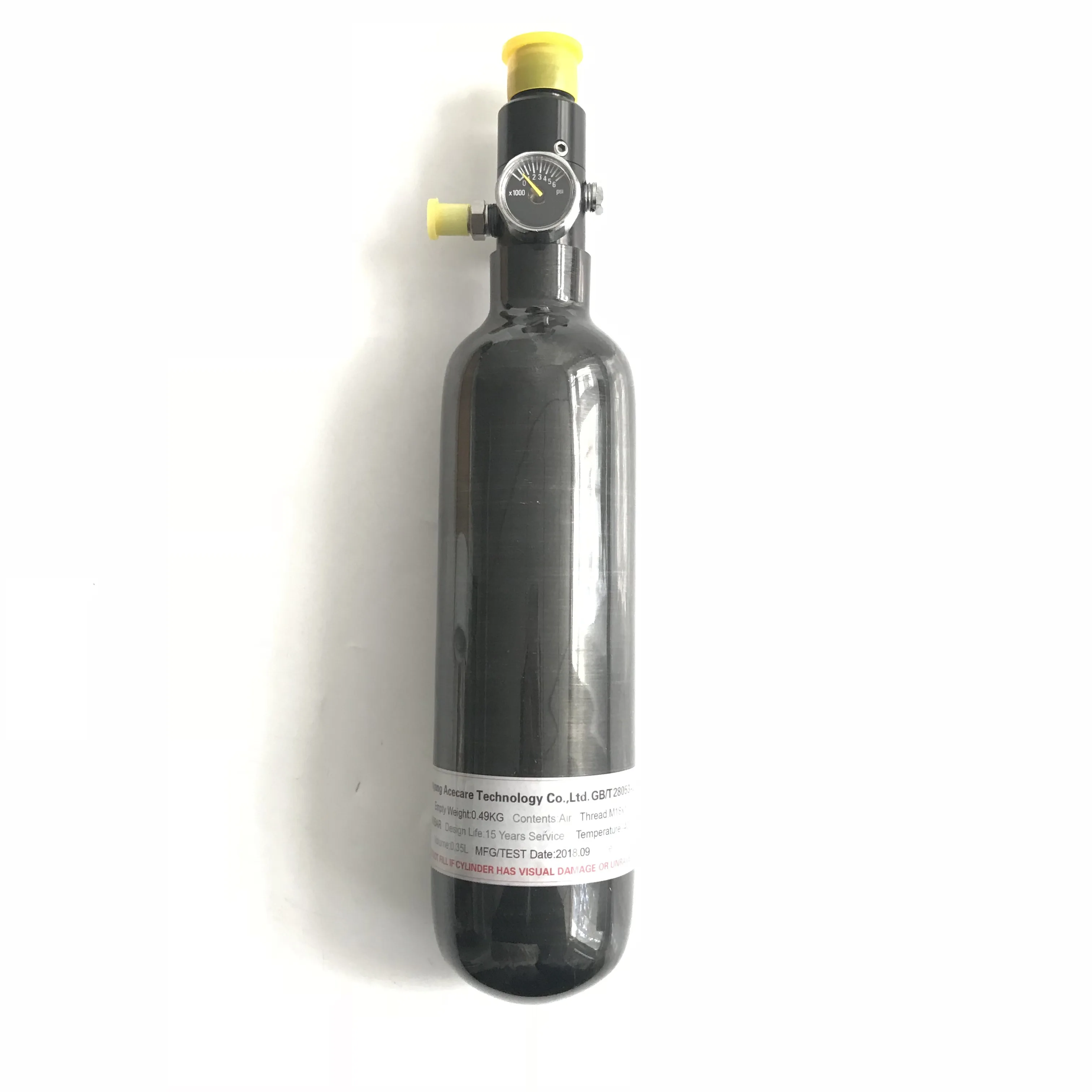 

AC303561 Acecare PCP Cylinder 0.35L 4500Psi HPA Paintball Tank Airsoft Air Rifle Airforce Condor Airgun With Regulator Co2 Gun