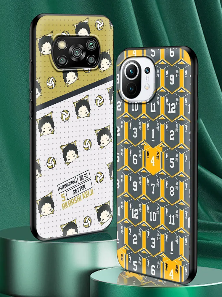 Phone Case For Xiaomi Mi Poco M3 X3 NFC Haikyuu Teams Smartphone Soft Black Bumper for XIAOMI Pocophone f1 Matte Cover TPU Shell
Phone Case For Xiaomi Mi Poco M3 X3 NFC Haikyuu Teams Smartphone Soft Black Bumper for XIAOMI Pocophone f1 Matte Cover TPU Shell