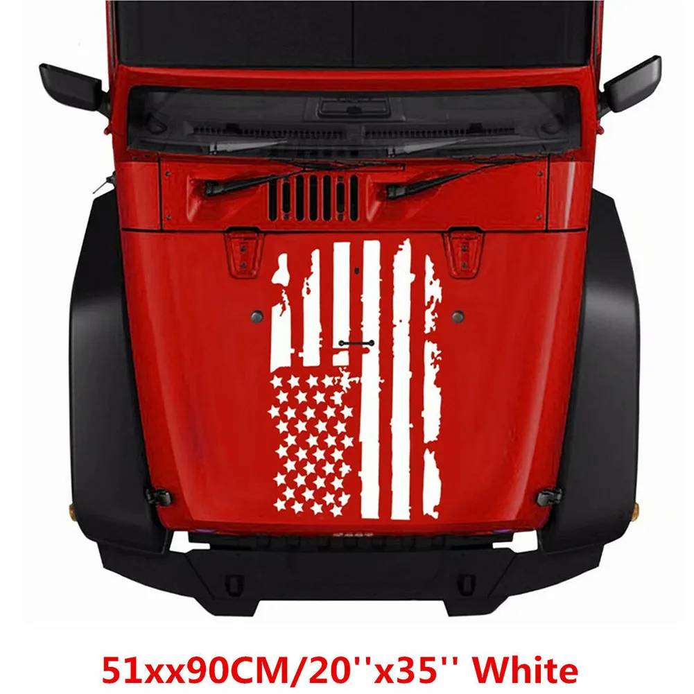 Universal 51*90CM Car Stickers Car Truck Body Hood Graphics Vinyl Decal Sticker White USA Flag Style
Universal 51*90CM Car Stickers Car Truck Body Hood Graphics Vinyl Decal Sticker White USA Flag Style