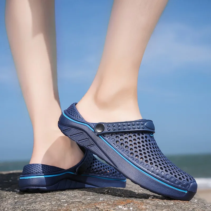 Sandals Men 2021 New Fashion Breathable Solid Color Beach Shoes Non Slip Soft Comfortable Summer Shoes for Men
Sandals Men 2021 New Fashion Breathable Solid Color Beach Shoes Non Slip Soft Comfortable Summer Shoes for Men