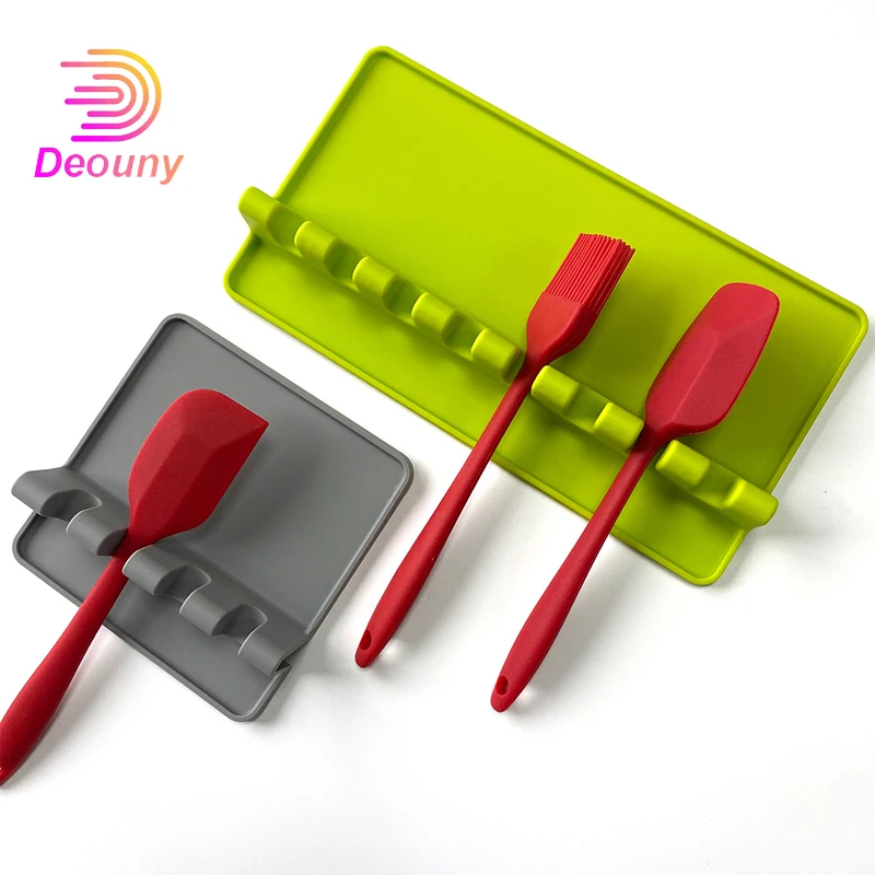 DEOUNY Silicone Spoon Holder Cooking Spoon Spatula Fork Chopsticks Drain Antifouling Mat Heat-Resistant BPA-Free Kitchen Tool
DEOUNY Silicone Spoon Holder Cooking Spoon Spatula Fork Chopsticks Drain Antifouling Mat Heat-Resistant BPA-Free Kitchen Tool