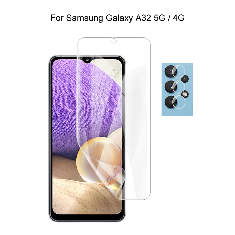 Для Samsung Galaxy A32 5G / 4G Защита камеры и защитное покрытие для экрана HD гидрогель