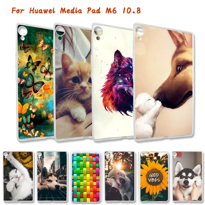 Case For Huawei Mated Pad M6 10.8 Back Cover MediadPad M6 10.8" Inch Soft Silicone TPU Cute Animal Luxury Painted Surface Cover
Case For Huawei Mated Pad M6 10.8 Back Cover MediadPad M6 10.8" Inch Soft Silicone TPU Cute Animal Luxury Painted Surface Cover