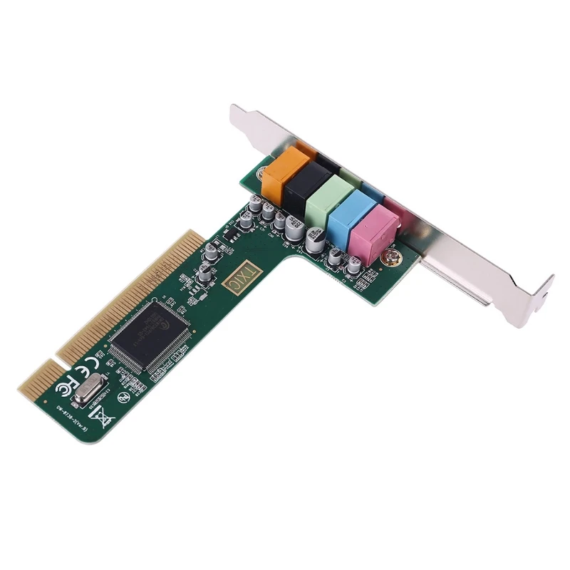 Classic PCI Surround Sound Card 5.1CH Channel 8738 Chipset Digital Desktop Plug-In Board TXC097A
Classic PCI Surround Sound Card 5.1CH Channel 8738 Chipset Digital Desktop Plug-In Board TXC097A