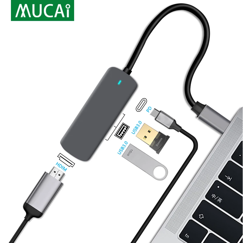 USB C HUB 4 IN 1 Type C to Multi USB 3.0 HUB HDMI Adapter Dock for MacBook Pro Huawei Mate 30 Splitter Port Type C HUB
USB C HUB 4 IN 1 Type C to Multi USB 3.0 HUB HDMI Adapter Dock for MacBook Pro Huawei Mate 30 Splitter Port Type C HUB