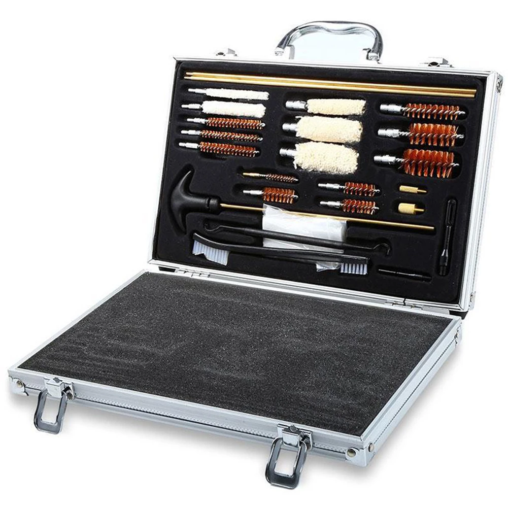 Aluminum Alloy Copper Universal Cleaning Kit Portable Tube Cleaner Brushes Tool Sets for Hunting Shooting Accessories
Aluminum Alloy Copper Universal Cleaning Kit Portable Tube Cleaner Brushes Tool Sets for Hunting Shooting Accessories