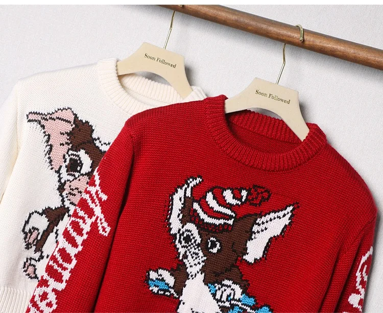 2021 Autumn And Winter Boutique Letters Cartoon Printing Fashion Short Wool Knitted Sweater Lazy Style
2021 Autumn And Winter Boutique Letters Cartoon Printing Fashion Short Wool Knitted Sweater Lazy Style