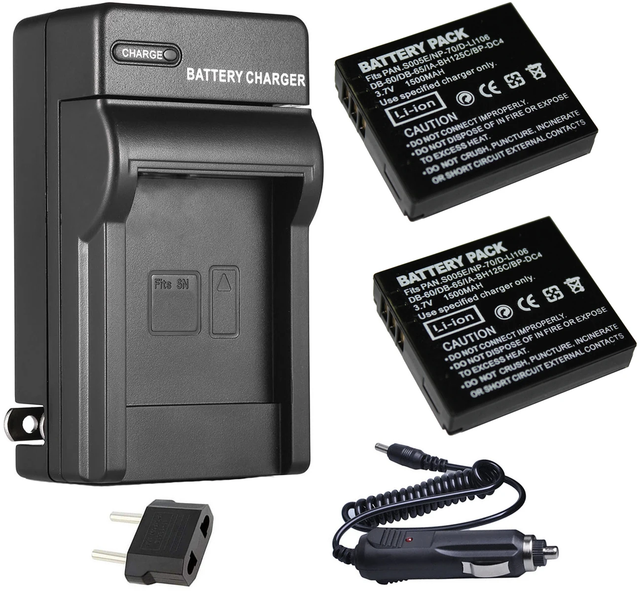 IA-BH125C Battery (2-Pack) + Charger for Samsung HMX-R10, HMX-R10SN, HMX-R10BN, HMX-R10BN/XAA, HMX-R10BP, HMX-R10SP Camcorder
IA-BH125C Battery (2-Pack) + Charger for Samsung HMX-R10, HMX-R10SN, HMX-R10BN, HMX-R10BN/XAA, HMX-R10BP, HMX-R10SP Camcorder