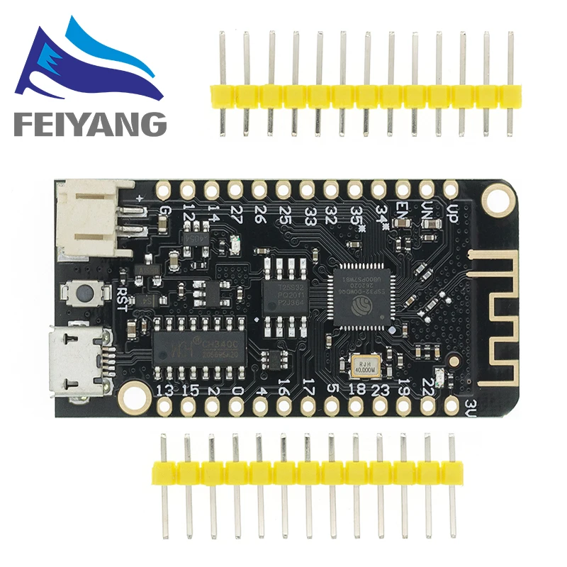 Wifi Bluetooth плата разработки антенна ESP32 ESP 32 REV1 CH340 CH340G микропитон микро USB литиевая