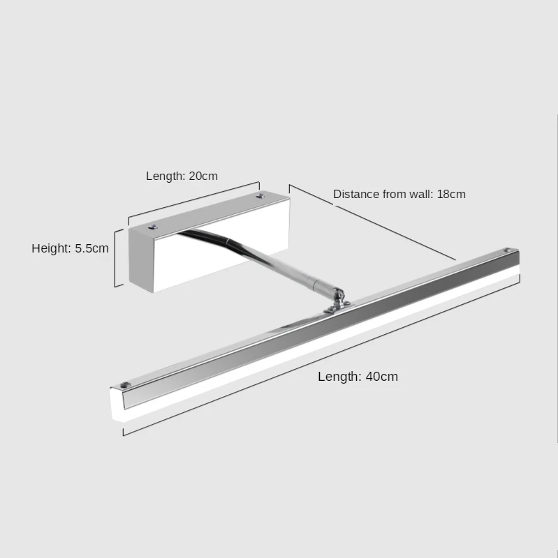 Modern LED Mirror Lights Bathroom Wall Lamps Indoor Lighting Simple Style Bedroom Light Fixtures Extend Sconce Vanity | Лампы и