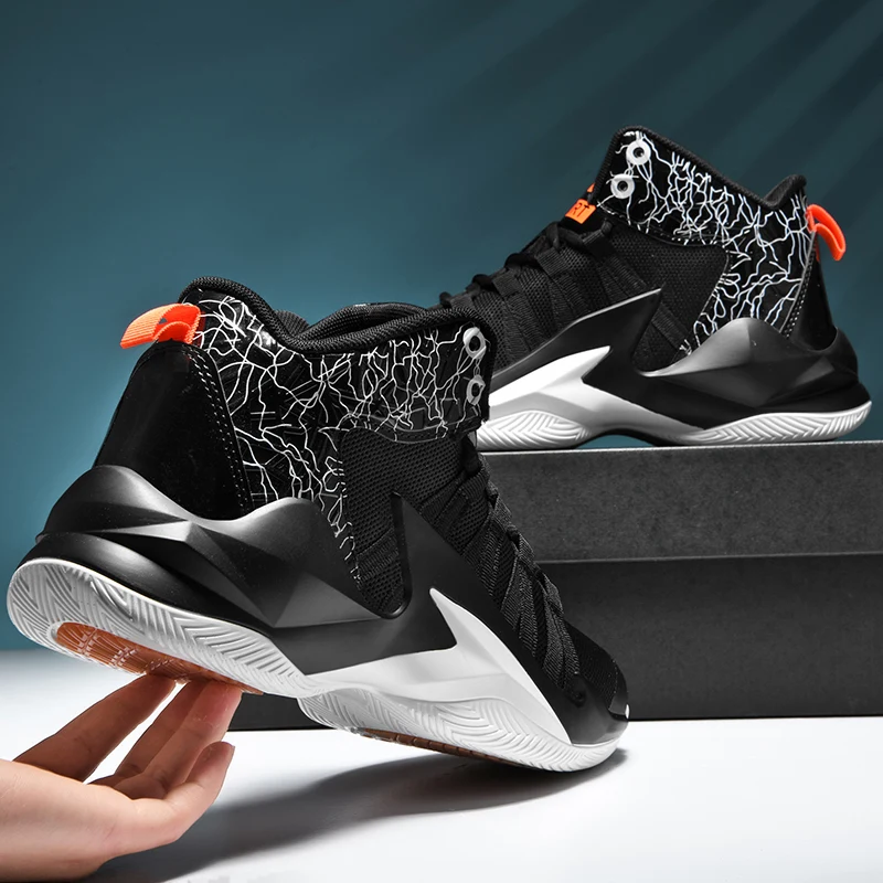 New Brand Men Basketball Shoes Breathable Light Non-slip Wearable Athletic Basketball Sneakers Men Athletic Gym Trainers Shoes
New Brand Men Basketball Shoes Breathable Light Non-slip Wearable Athletic Basketball Sneakers Men Athletic Gym Trainers Shoes