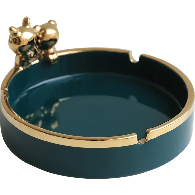 GY Nordic Light Luxury Gold Outline Ceramics Ashtray Living Room Personality Trend Creative Tea Table Decorations Decoration
GY Nordic Light Luxury Gold Outline Ceramics Ashtray Living Room Personality Trend Creative Tea Table Decorations Decoration