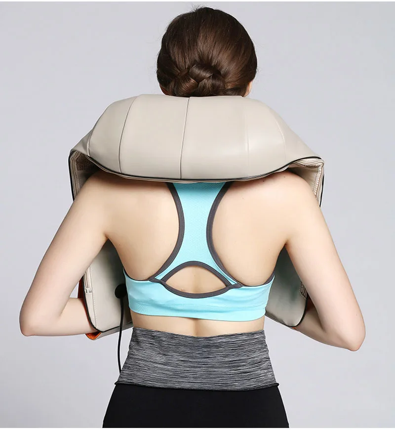 U Shape Electric Infrared Heating Massage Shawl Shiatsu Neck Shoulder Massager Waist Kneading Back With Timing Function Health 
U Shape Electric Infrared Heating Massage Shawl Shiatsu Neck Shoulder Massager Waist Kneading Back With Timing Function Health