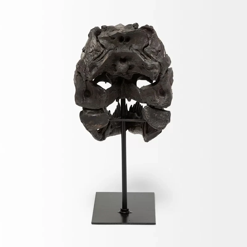 1/10 Scale Model of Tyrannosaurus Rex Skull Resin Sculpture Lifelike Dinosaur Shape Statue Desktop Ornament For Office, Bookcase
1/10 Scale Model of Tyrannosaurus Rex Skull Resin Sculpture Lifelike Dinosaur Shape Statue Desktop Ornament For Office, Bookcase