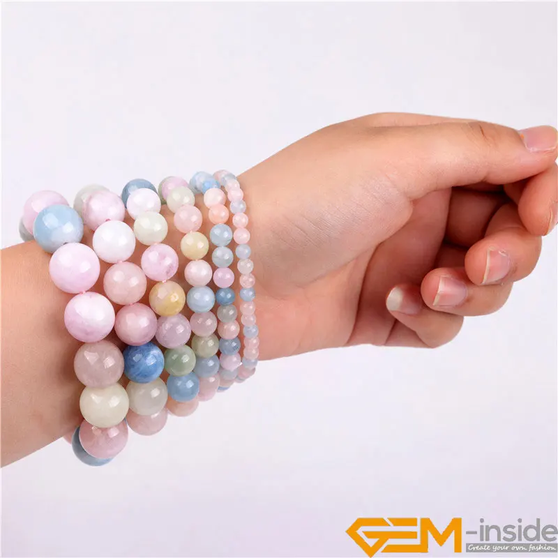 6/8/10/14mm Real Natural Sweet Candy Rainbow Morganite Stone Stretch Handmade Chakra Beads Bracelets For Women Healing Jewelry
6/8/10/14mm Real Natural Sweet Candy Rainbow Morganite Stone Stretch Handmade Chakra Beads Bracelets For Women Healing Jewelry