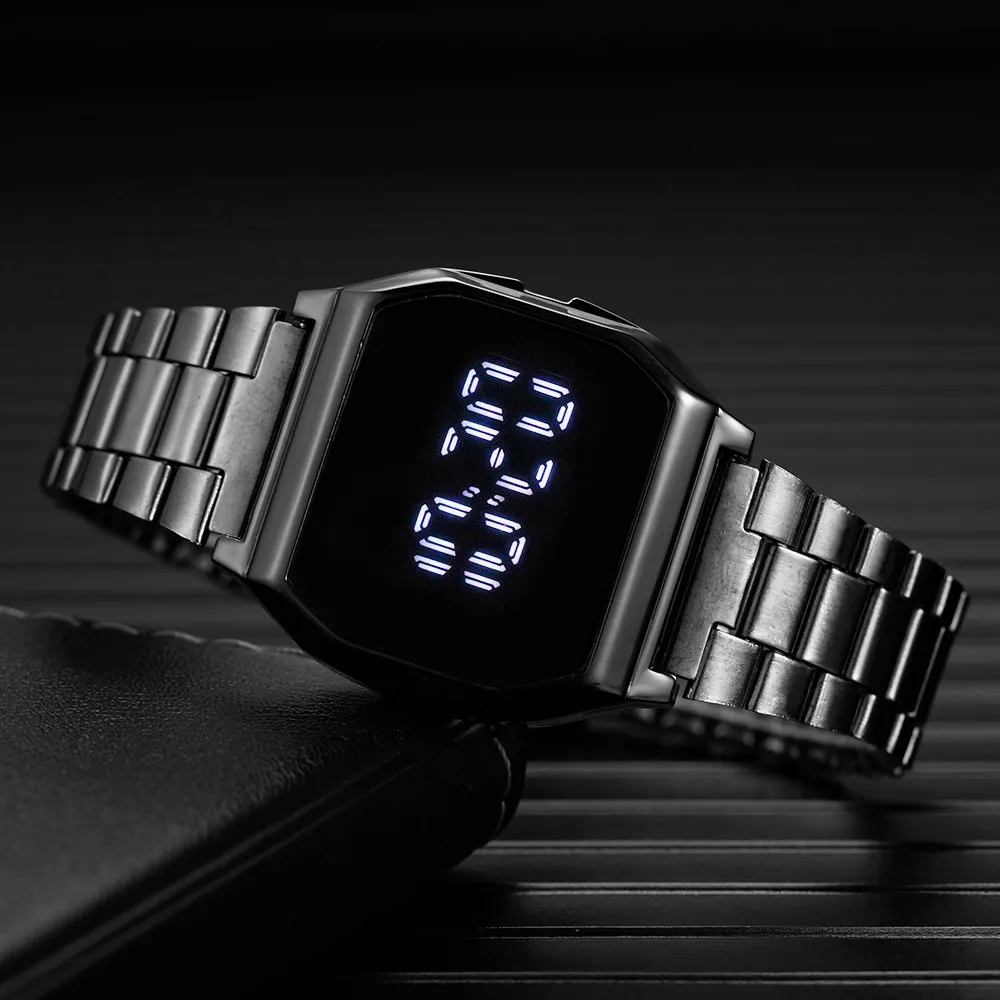 Luxury Brand Men's Sport LED Digital Wrist Watches for Men Women Steel Electronic Watch Full Touch Military Clock Reloj Hombre
Luxury Brand Men's Sport LED Digital Wrist Watches for Men Women Steel Electronic Watch Full Touch Military Clock Reloj Hombre