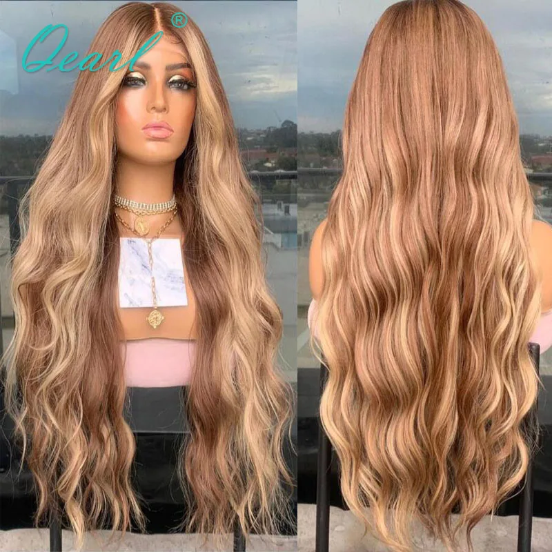 Caramel Light Blonde Balayage Lace Front Wig 13x4/13x6 Ombre Human Hair Frontal Wigs Body WAve Remy Hair 150% Long 28.30" Qearl
Caramel Light Blonde Balayage Lace Front Wig 13x4/13x6 Ombre Human Hair Frontal Wigs Body WAve Remy Hair 150% Long 28.30" Qearl