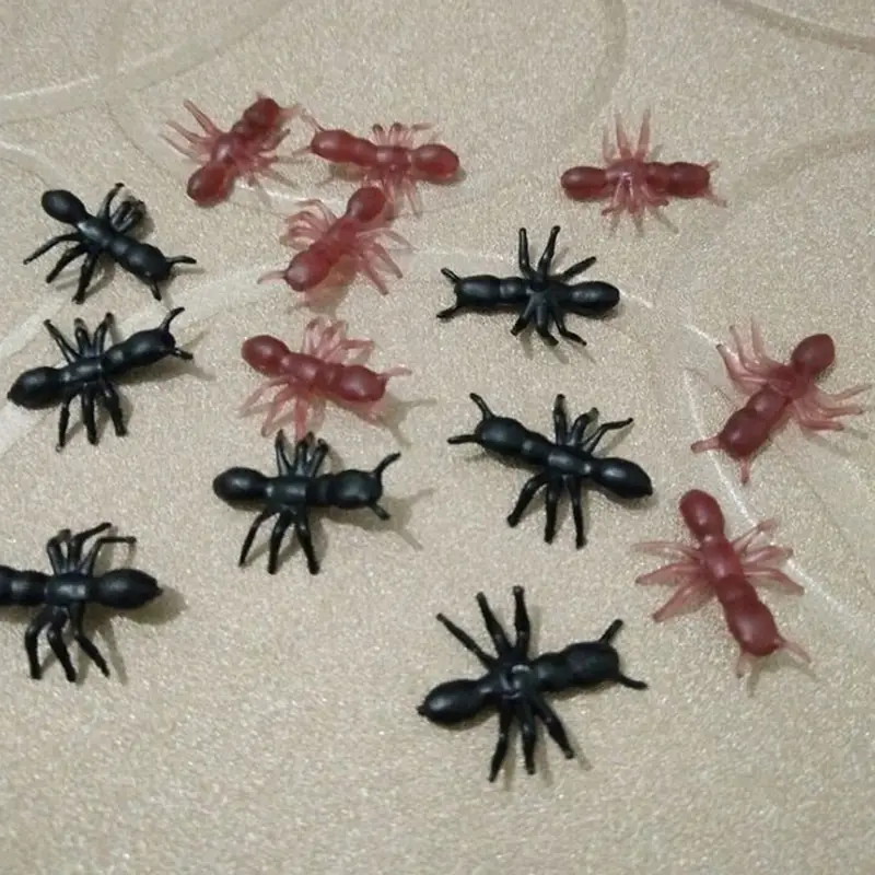 Simulation Ants Halloween Stimulating Plastic Realistic Ants Pranks Joking Toys Party Game Play Gift New 50/100/200Pcs
Simulation Ants Halloween Stimulating Plastic Realistic Ants Pranks Joking Toys Party Game Play Gift New 50/100/200Pcs