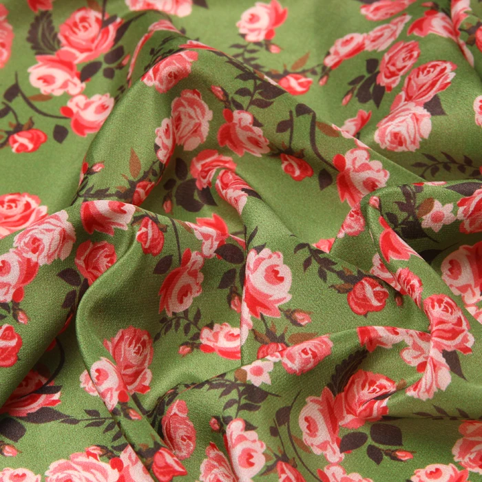 CISULI 100% Silk Crepe De Chine 12 momme 135cm Width 100% Natural Silk Printed Fabrics Shirts Material Wholesale Yellow Green
CISULI 100% Silk Crepe De Chine 12 momme 135cm Width 100% Natural Silk Printed Fabrics Shirts Material Wholesale Yellow Green