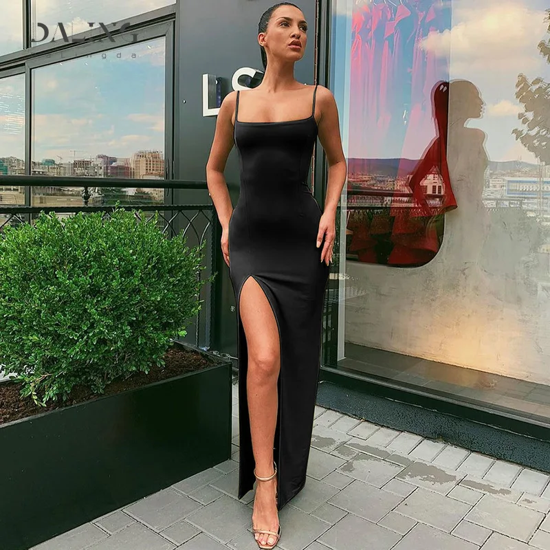 Autumn Women Spaghetti Strap Sling Dress Autumn Sexy Split Solid Slim Lady Ankle Length Vintage Wear Dresses 2021 New
Autumn Women Spaghetti Strap Sling Dress Autumn Sexy Split Solid Slim Lady Ankle Length Vintage Wear Dresses 2021 New