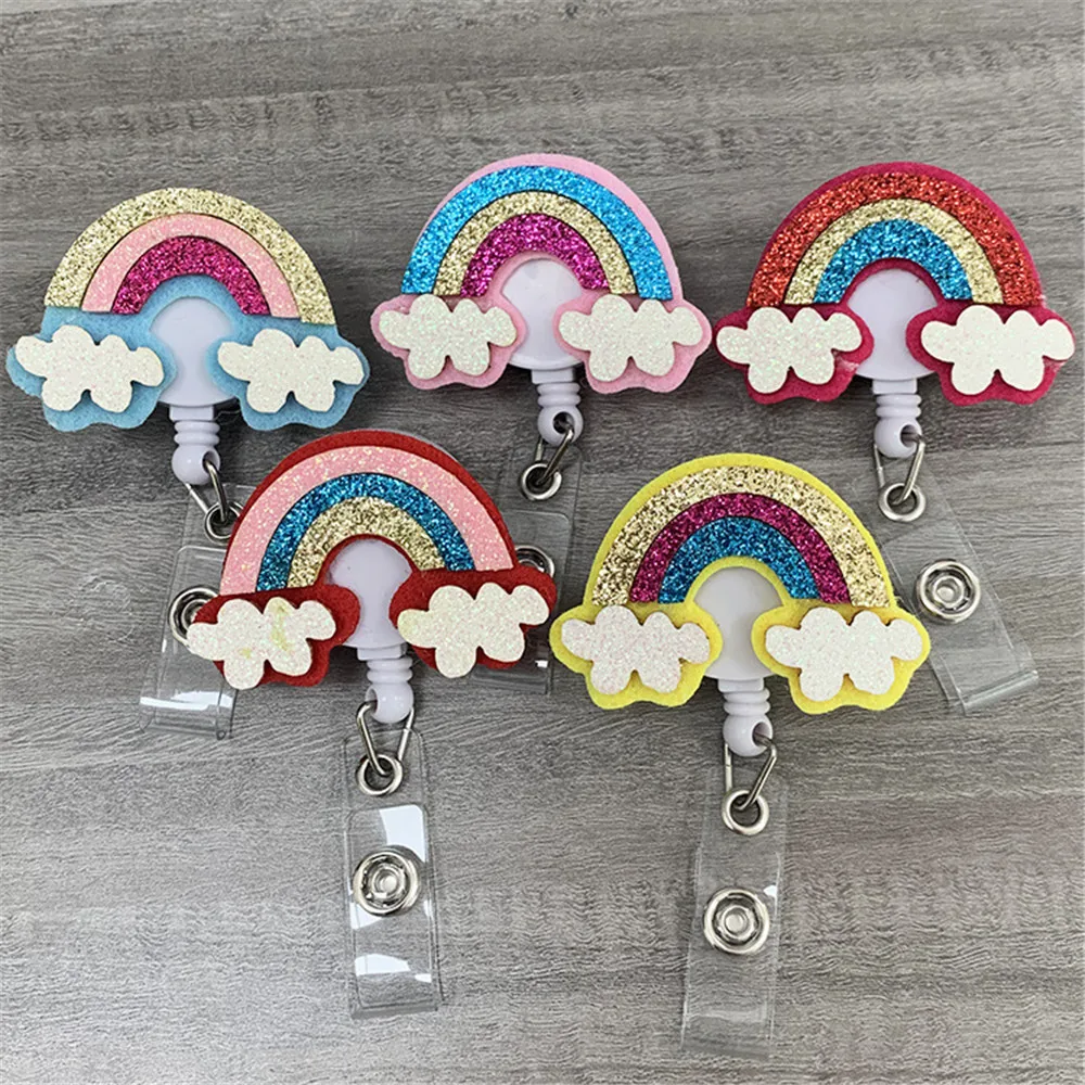Cute Rainbow Retractable Nurse Badge Reel Clip Name Tag Id Badge Holder Clip Students Doctor Id Card Holder
Cute Rainbow Retractable Nurse Badge Reel Clip Name Tag Id Badge Holder Clip Students Doctor Id Card Holder