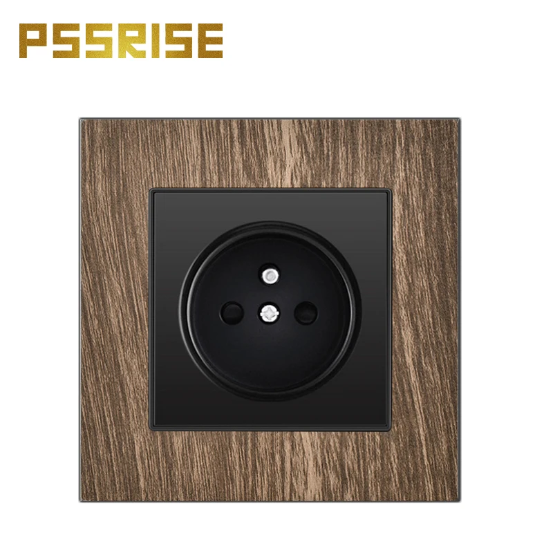 PSSRISE Wall FR Power Socket, Wood Grain Aluminum Alloy Panel, 86*86mm, Bedroom Socket, 16A Wall Embedded Socket USB Socket
PSSRISE Wall FR Power Socket, Wood Grain Aluminum Alloy Panel, 86*86mm, Bedroom Socket, 16A Wall Embedded Socket USB Socket