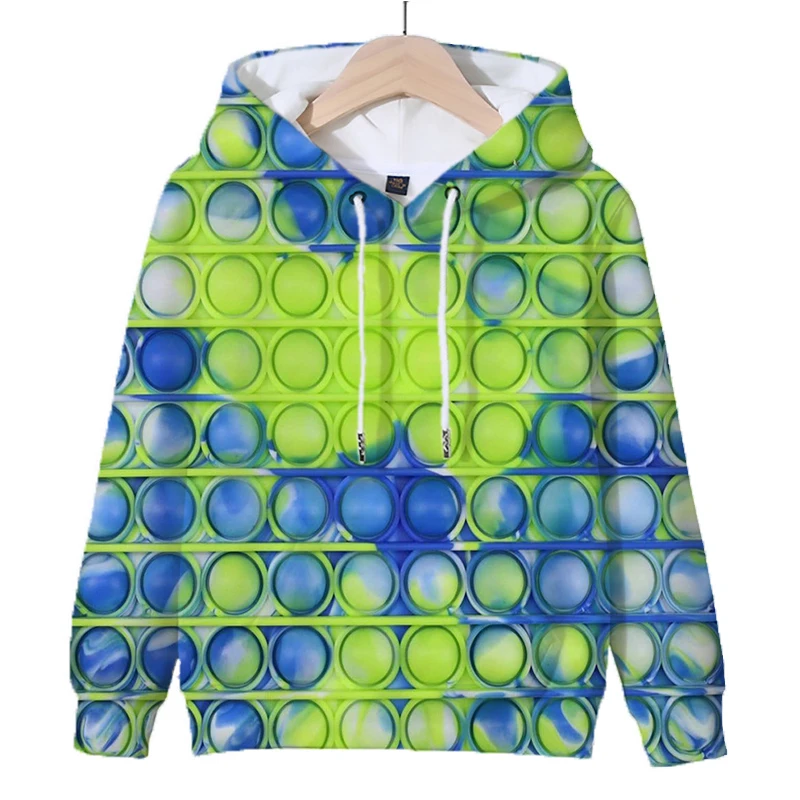 Худи детское с 3D-принтом, свитшот с рисунком поп It, пуловер для мальчиков и девочек, забавные худи с надписью «Game Pop IT», Осенняя детская одежда...
Худи детское с 3D-принтом, свитшот с рисунком поп It, пуловер для мальчиков и девочек, забавные худи с надписью «Game Pop IT», Осенняя детская одежда...