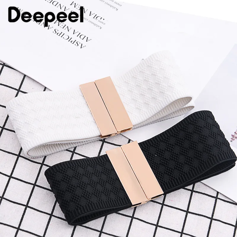 Deepeel 1Pc 6*68cm Ladies Elastic Waistband Cummmerbunds Fashion Elastic Decorated Wide Belt Women's Luxury Waist Corset CB891
Deepeel 1Pc 6*68cm Ladies Elastic Waistband Cummmerbunds Fashion Elastic Decorated Wide Belt Women's Luxury Waist Corset CB891