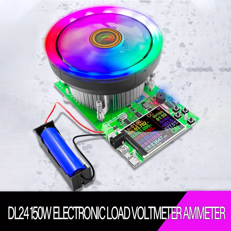 DL24/DL24P 150W 180W Electronic Load Voltmeter Ammeter Battery Capacity Power USB Tester Electrical Instruments Battery Testers
DL24/DL24P 150W 180W Electronic Load Voltmeter Ammeter Battery Capacity Power USB Tester Electrical Instruments Battery Testers