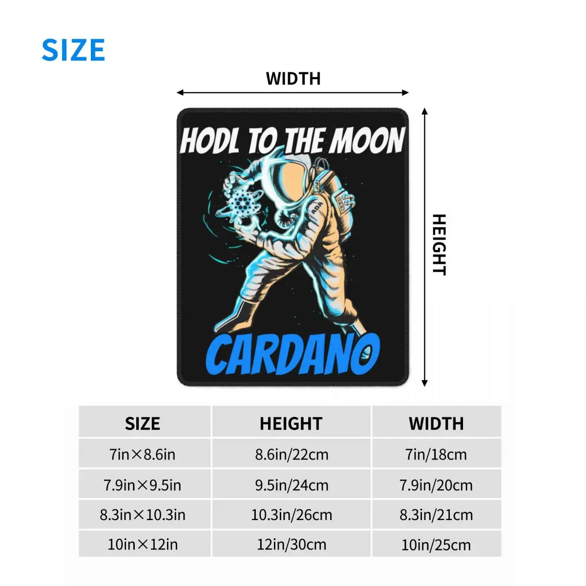 HODL To The Moon Cardano ADA Cryptocurrency Funny Mouse Pad Crypto Coin Lockedge Soft Mat Rubber Computer Keyboard Desk Pad
HODL To The Moon Cardano ADA Cryptocurrency Funny Mouse Pad Crypto Coin Lockedge Soft Mat Rubber Computer Keyboard Desk Pad