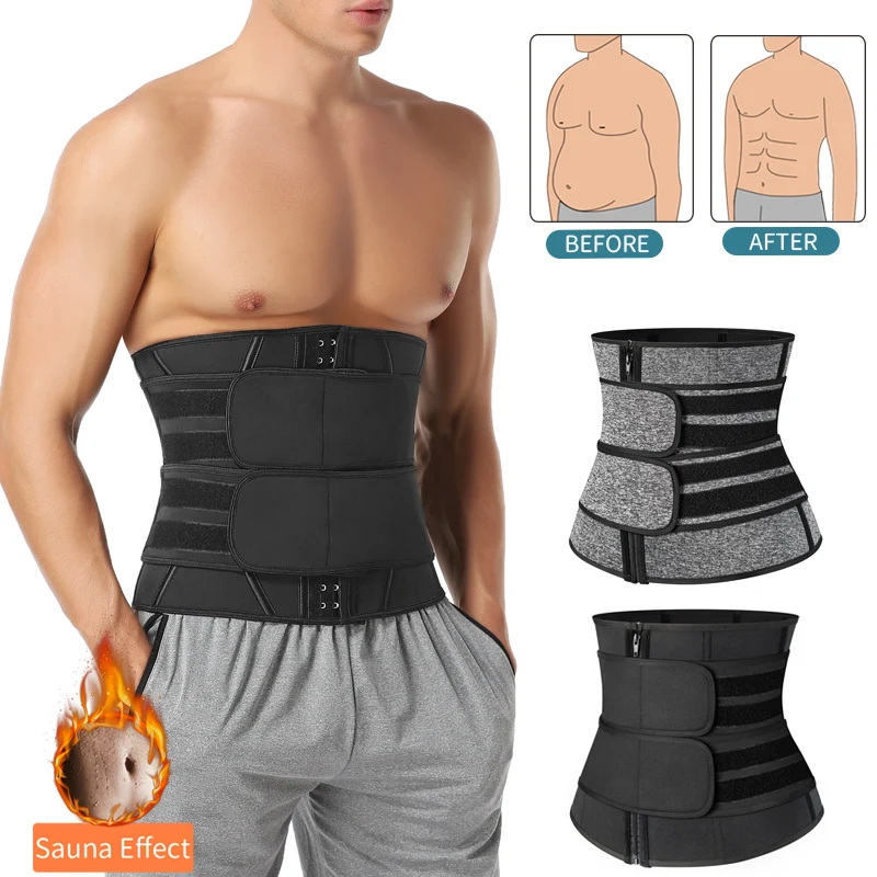 Men Workout Waist Trainer Tummy Slimming Sheath Sauna Body Shaper Trimmer Belt Abs Abdomen Shapewear Weight Loss Corset Fitness 
Men Workout Waist Trainer Tummy Slimming Sheath Sauna Body Shaper Trimmer Belt Abs Abdomen Shapewear Weight Loss Corset Fitness