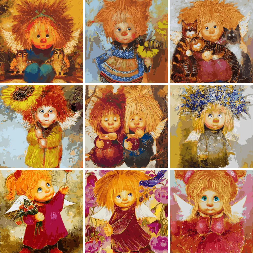 26 Colors Painting By Numbers Sunflower 40x50cm DIY Paint By Numbers for Adult Angel Frameless Canvas Painting Personalized Gift
26 Colors Painting By Numbers Sunflower 40x50cm DIY Paint By Numbers for Adult Angel Frameless Canvas Painting Personalized Gift