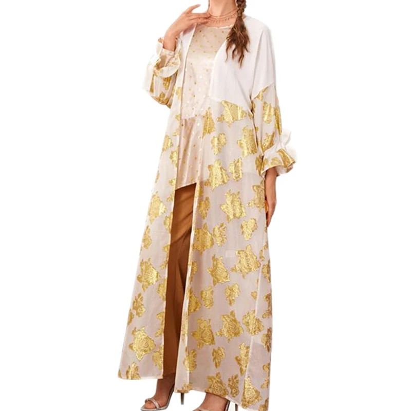 Muslim Printed Abaya Women Islamic Open Kimono Turkish Luxury Party Maxi Robe Dubai Kaftan Outfits Middle East Ramadan Fashion
Muslim Printed Abaya Women Islamic Open Kimono Turkish Luxury Party Maxi Robe Dubai Kaftan Outfits Middle East Ramadan Fashion