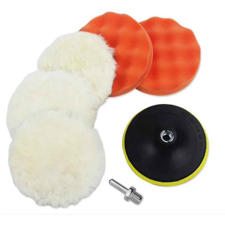 6Inch Car Polishing Disc 7Pcs/Set Self-Adhesive Buffing Waxing Sponge Wool Wheel Polishing Pad For Car Polisher Drill Adapter
6Inch Car Polishing Disc 7Pcs/Set Self-Adhesive Buffing Waxing Sponge Wool Wheel Polishing Pad For Car Polisher Drill Adapter