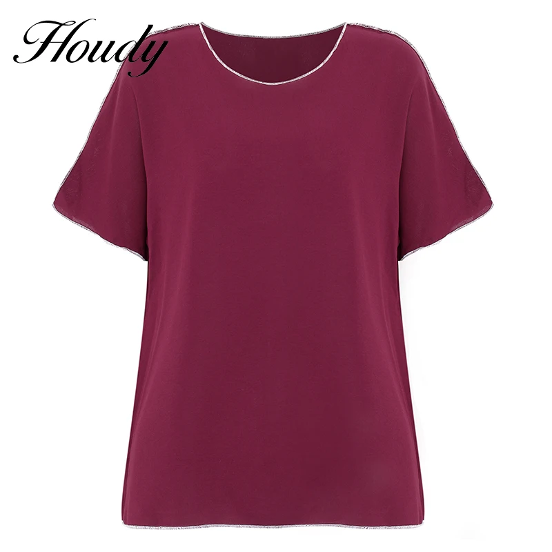Short-Sleeved T-Shirt Women's Solid Color Plus Size XL Plus Size Casual Office Chic Style Women's Harajuku All-Match
Short-Sleeved T-Shirt Women's Solid Color Plus Size XL Plus Size Casual Office Chic Style Women's Harajuku All-Match
