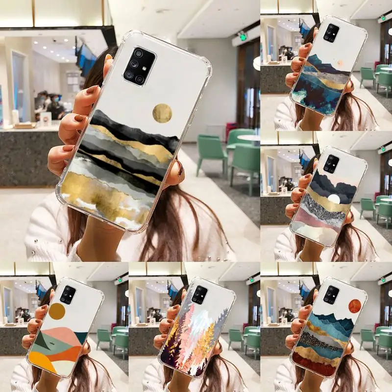 Mountain Marble Moon Phone Case Transparent For Samsung S 10 9 20 11 7 8 21 6 P Edge PLUS ULTRA 4G 5G 
Mountain Marble Moon Phone Case Transparent For Samsung S 10 9 20 11 7 8 21 6 P Edge PLUS ULTRA 4G 5G