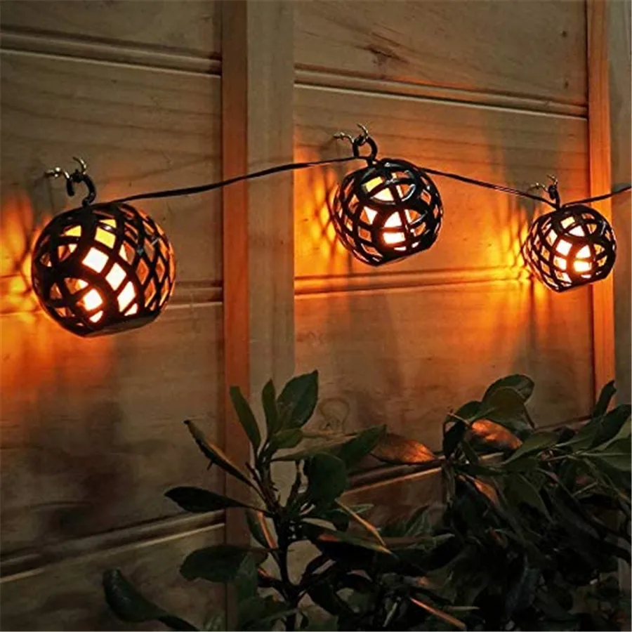 4M 8PCS Flame Lantern Ball String Light For Patio Party Wedding Holiday 14LEDs Dancing Flickering Fire Solar LED Garland Light
4M 8PCS Flame Lantern Ball String Light For Patio Party Wedding Holiday 14LEDs Dancing Flickering Fire Solar LED Garland Light