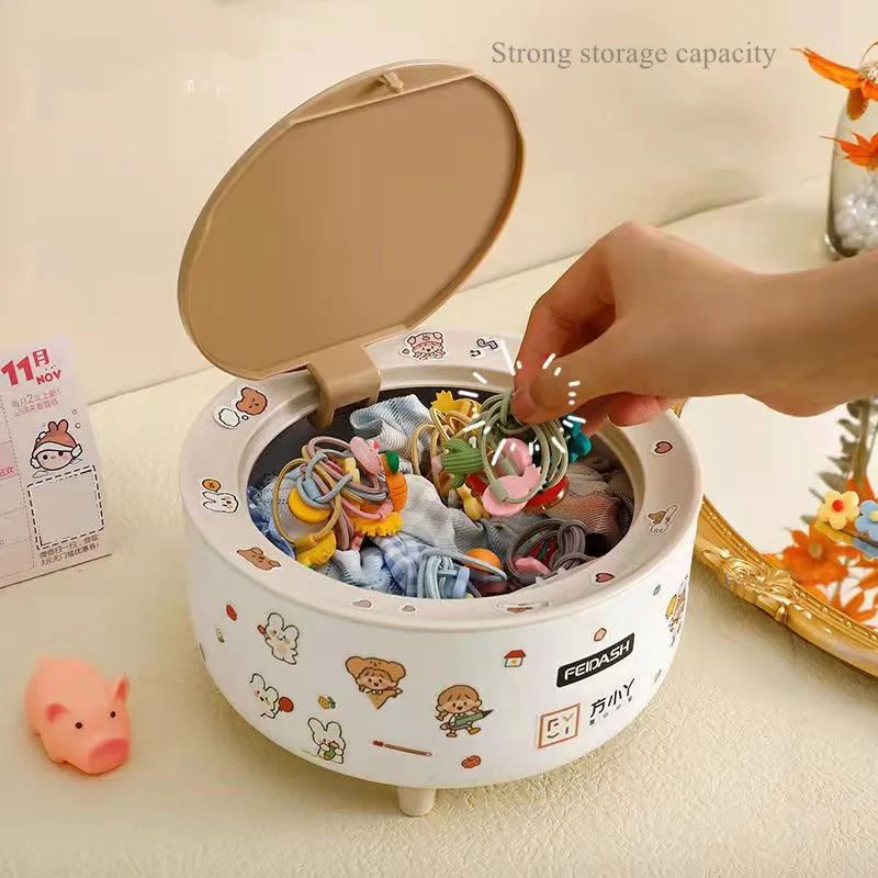DIY Sticker Desktop Trash Can Storage Bucket with Push Bullet Lid Dustproof Cute Bedroom Mini Dining Table Small Things Organize
DIY Sticker Desktop Trash Can Storage Bucket with Push Bullet Lid Dustproof Cute Bedroom Mini Dining Table Small Things Organize