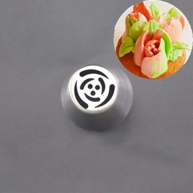 1pcs stainless steel Cake decorative mouth Icing piping nozzle cupcake decorating sugarcraft pastry tool Randomly Shipping 
1pcs stainless steel Cake decorative mouth Icing piping nozzle cupcake decorating sugarcraft pastry tool Randomly Shipping