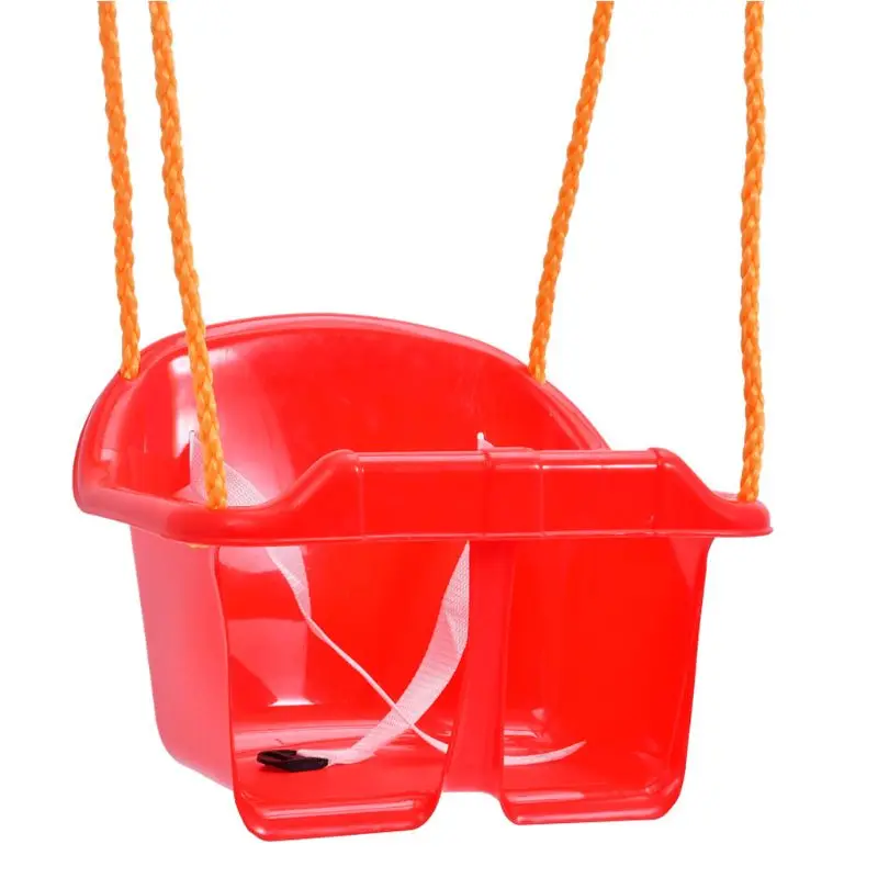 Веревочные качели с веревкой и монтажными кольцами детские пластиковые для