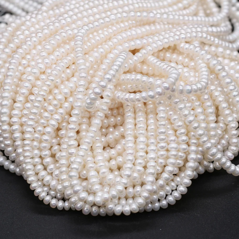 Wholesale 3-4mm Natural Freshwater Pearl Flat Beads Real Pearls for DIY Charms Bracelet Necklace Jewelry Making Strand 36cm Gift
Wholesale 3-4mm Natural Freshwater Pearl Flat Beads Real Pearls for DIY Charms Bracelet Necklace Jewelry Making Strand 36cm Gift