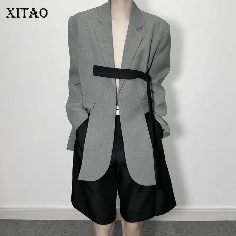 XITAO Autumn New Blazers 2021 Fashion Personality Split Fork Design Solid Color All-match Loose Casual Women Style CZH0053
XITAO Autumn New Blazers 2021 Fashion Personality Split Fork Design Solid Color All-match Loose Casual Women Style CZH0053