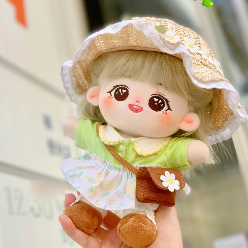 Cotton doll doll dress 15cm 20cm summer yuanqi dressing set doll clothes doll accessories
Cotton doll doll dress 15cm 20cm summer yuanqi dressing set doll clothes doll accessories
