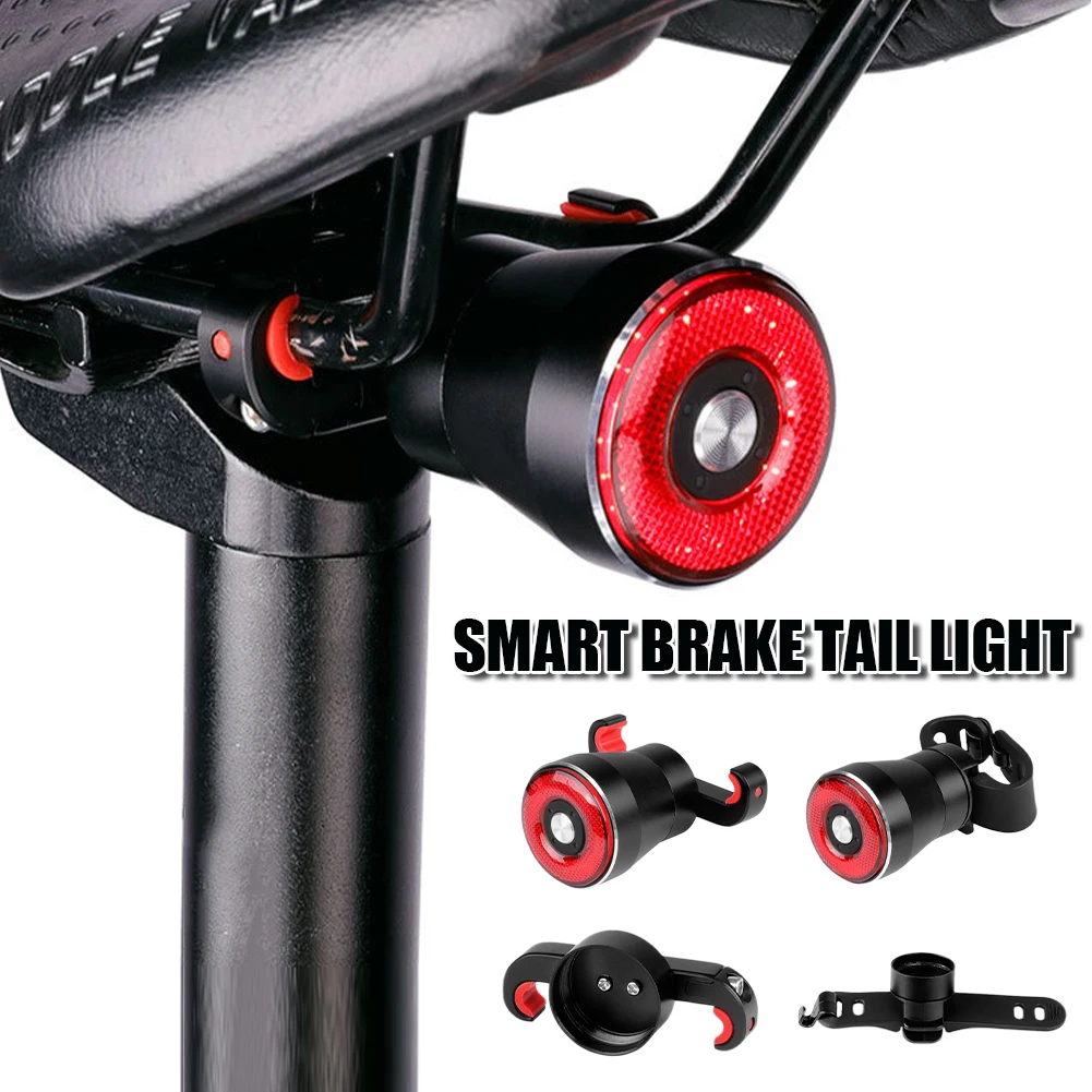Bicycle Taillight Smart Auto Brake Sensing Rear Light IPX6 Waterproof LED Charging Cycling Taillight Q5 Bike Rear Light New Hot
Bicycle Taillight Smart Auto Brake Sensing Rear Light IPX6 Waterproof LED Charging Cycling Taillight Q5 Bike Rear Light New Hot