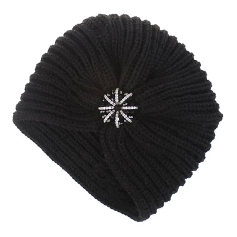 2019 new women's thick wool knit hat exquisite diamond flower decoration autumn winter warm Muslim Indian hat head cap F22
2019 new women's thick wool knit hat exquisite diamond flower decoration autumn winter warm Muslim Indian hat head cap F22